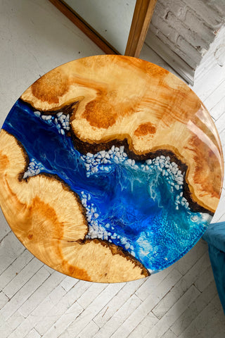 Maple Epoxy River Coffee Table