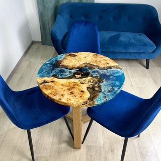 Blue Ocean Art Epoxy Table