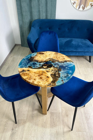 Blue Ocean Art Epoxy Table