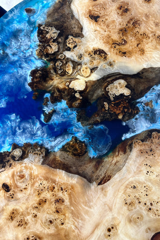 Blue Ocean Art Epoxy Table