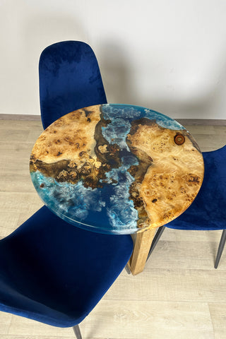 Blue Ocean Art Epoxy Table