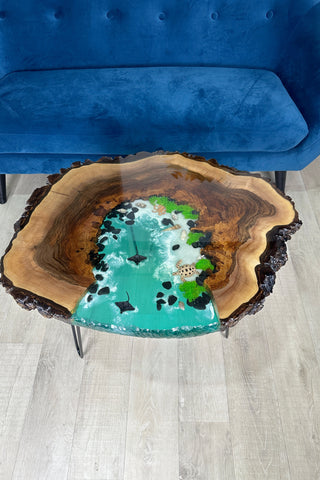 Aquarium-Couchtisch