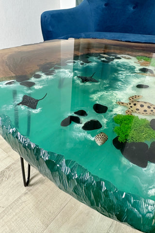 Aquarium-Couchtisch