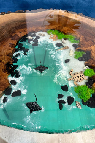 Aquarium-Couchtisch