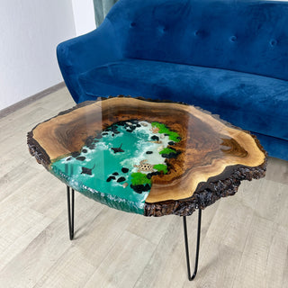Aquarium-Couchtisch