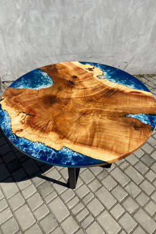 Wood Resin Dining Table