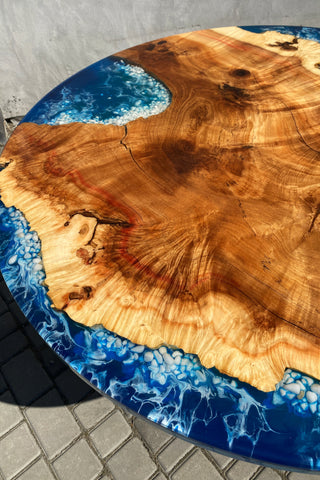 Wood Resin Dining Table