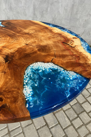 Wood Resin Dining Table