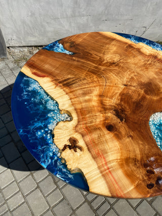 Wood Resin Dining Table