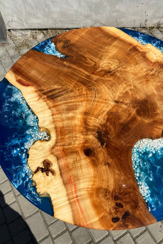 Wood Resin Dining Table