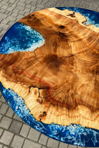 Wood Resin Dining Table