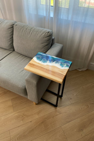 Ocean Resin Side Table