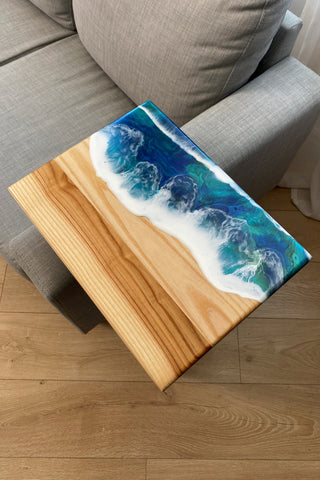 Ocean Resin Side Table