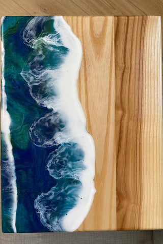 Ocean Resin Side Table