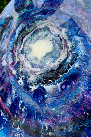 Epoxy Resin Geode Coffee Table