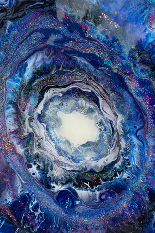 Epoxy Resin Geode Coffee Table