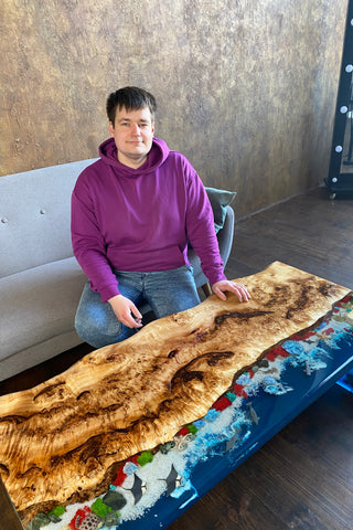 Couchtisch mit Aquarium-Design