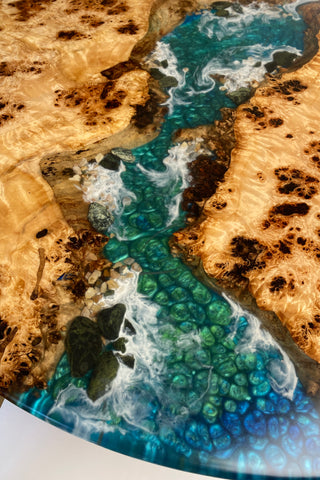 Strandtisch aus Epoxidharz