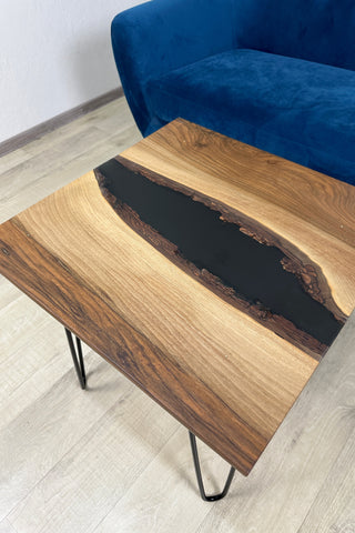 Square Epoxy River Coffee Table