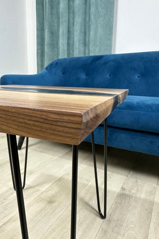 Square Epoxy River Coffee Table