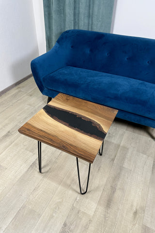 Square Epoxy River Coffee Table