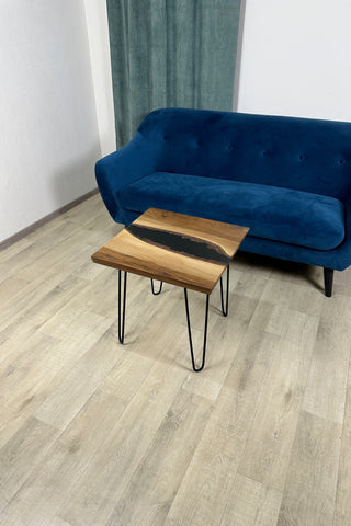 Square Epoxy River Coffee Table