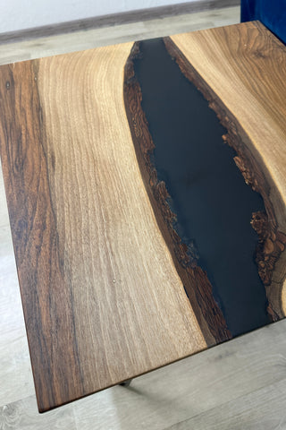 Square Epoxy River Coffee Table