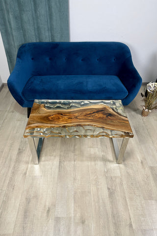 Clear Epoxy Coffee Table