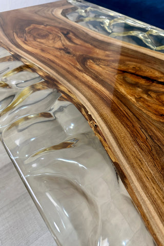 Clear Epoxy Coffee Table