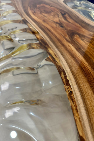Clear Epoxy Coffee Table