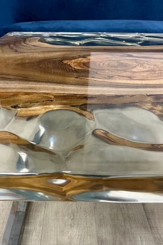 Clear Epoxy Coffee Table