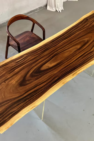 Black Walnut Slab Dining Table
