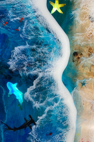 Epoxy-Wellentisch
