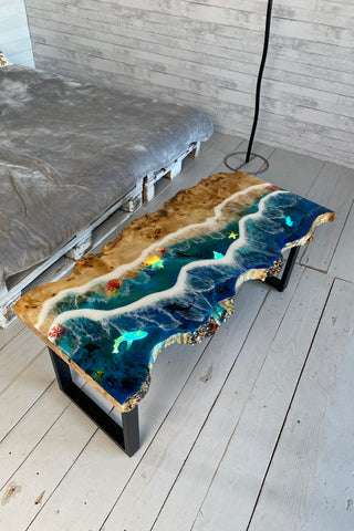 Epoxy-Wellentisch