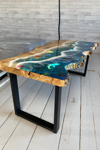 Epoxy-Wellentisch