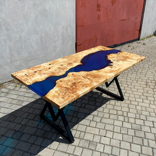 Rechteckiger Esstisch aus Kunstharz