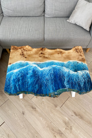 Nautischer Couchtisch aus Kunstharz