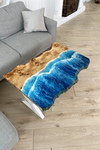 Nautischer Couchtisch aus Kunstharz