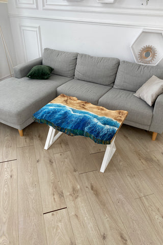 Nautischer Couchtisch aus Kunstharz
