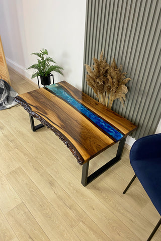 Modern Accent Epoxy Table