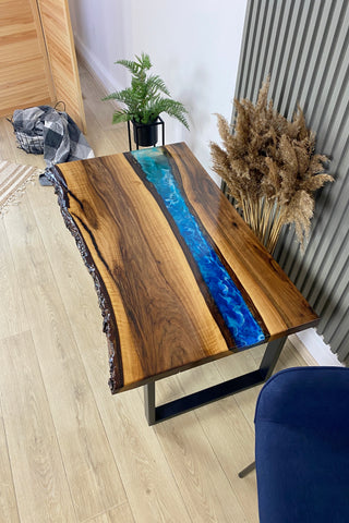 Modern Accent Epoxy Table