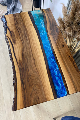 Modern Accent Epoxy Table