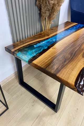 Modern Accent Epoxy Table