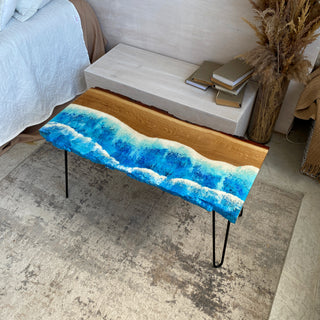 Ocean Themed Epoxy Table