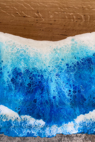 Ocean Themed Epoxy Table