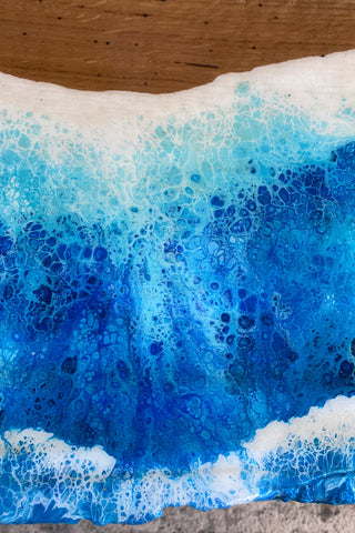 Ocean Themed Epoxy Table