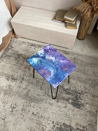 Solid Wood Resin Coffee Table
