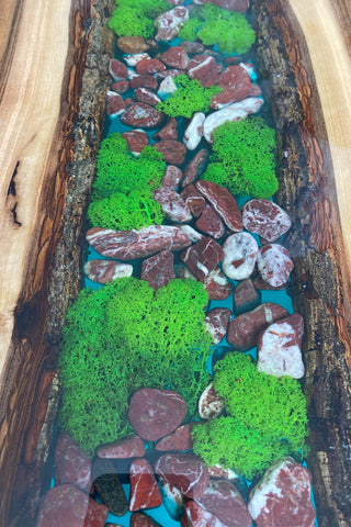 Walnut Epoxy Wood Coffee Table