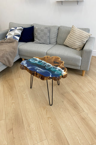 Live Edge Epoxy Resin Coffee Table