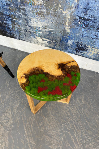 Moss Epoxy Coffee Table